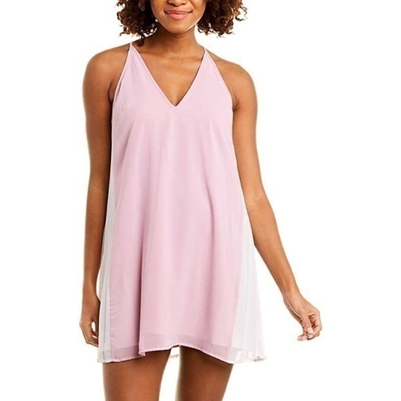 NWT BCBGeneration Women's Side Pleated Dress Size Lilac Size XS - Picture 1 of 6